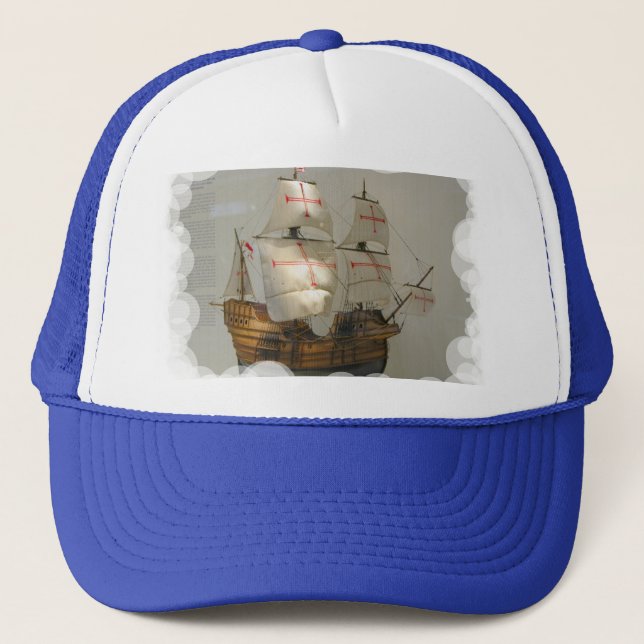 Ships of World Explorers,Christopher Columbus, Trucker Hat (Front)