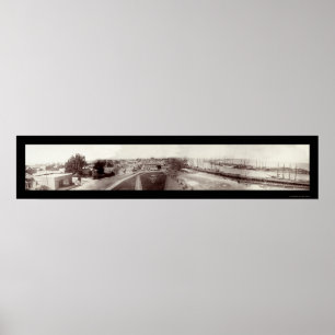 Ships San Pedro Harbour Photo 1904 Poster