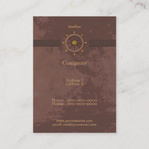 Ships Wheel Business Card