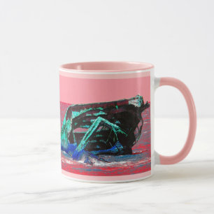 Shipwreck Abstract Pink Mug