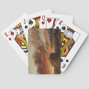 Shipwreck, c.1850 (oil on canvas) playing cards