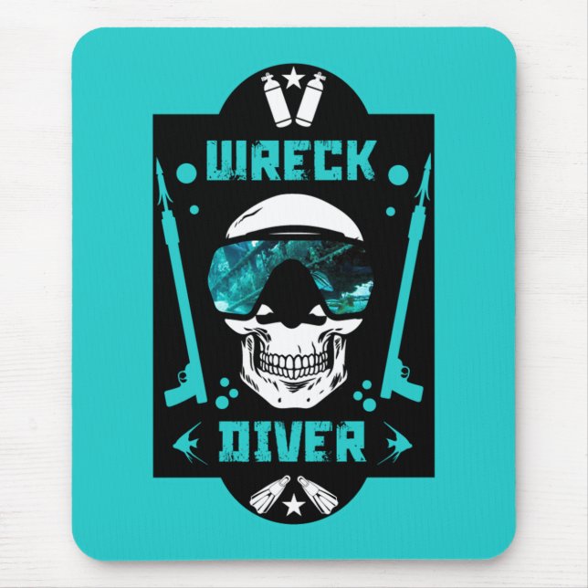 Shipwreck Divers Mouse Pad (Front)