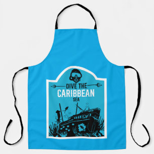 Shipwreck Diving Caribbean  Apron