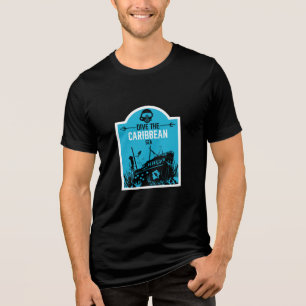 Shipwreck Diving Caribbean  Tri-Blend Shirt
