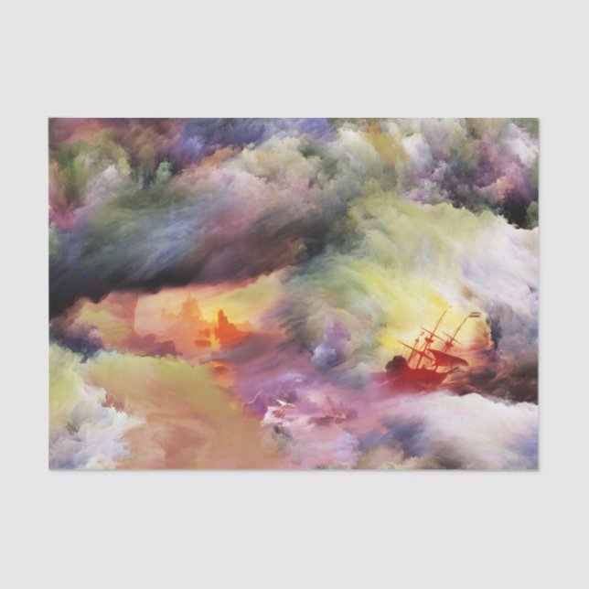 Shipwreck of Clouds - Tissue Paper (Front)