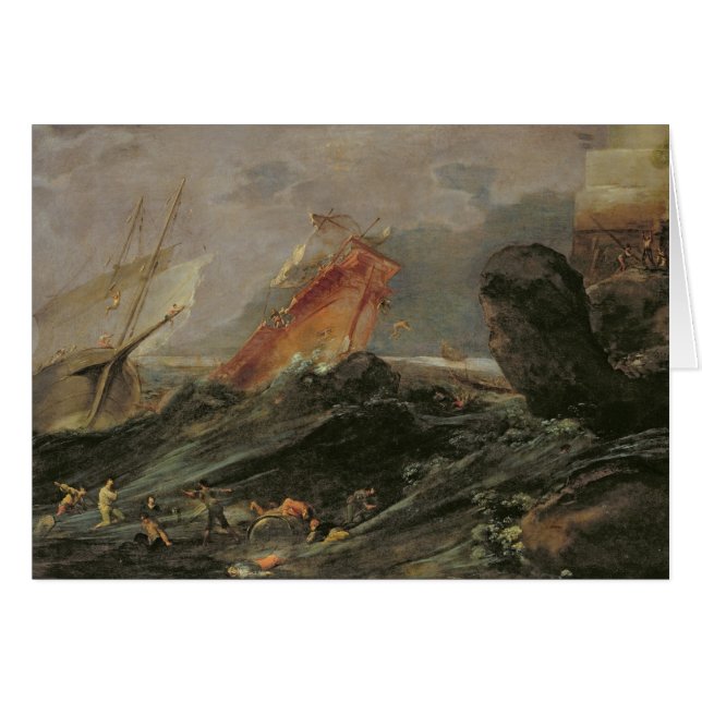 Shipwreck on a Rocky Shore, c.1645-50 (Front Horizontal)
