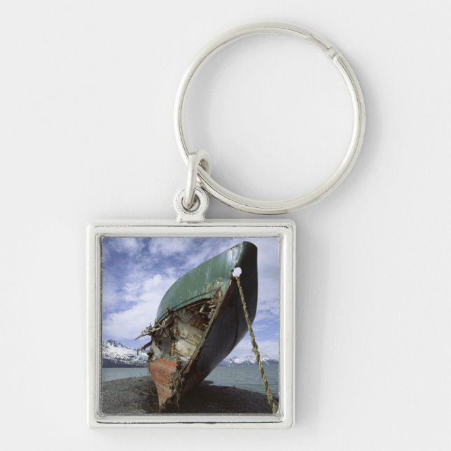 Shipwreck On Shore Key Ring (Front)