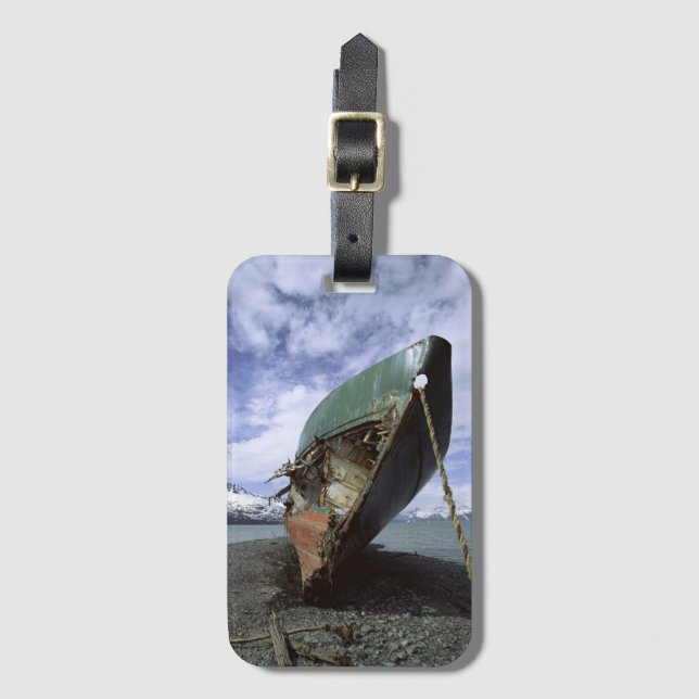 Shipwreck On Shore Luggage Tag (Front Vertical)