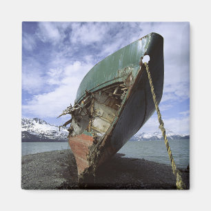 Shipwreck On Shore Magnet