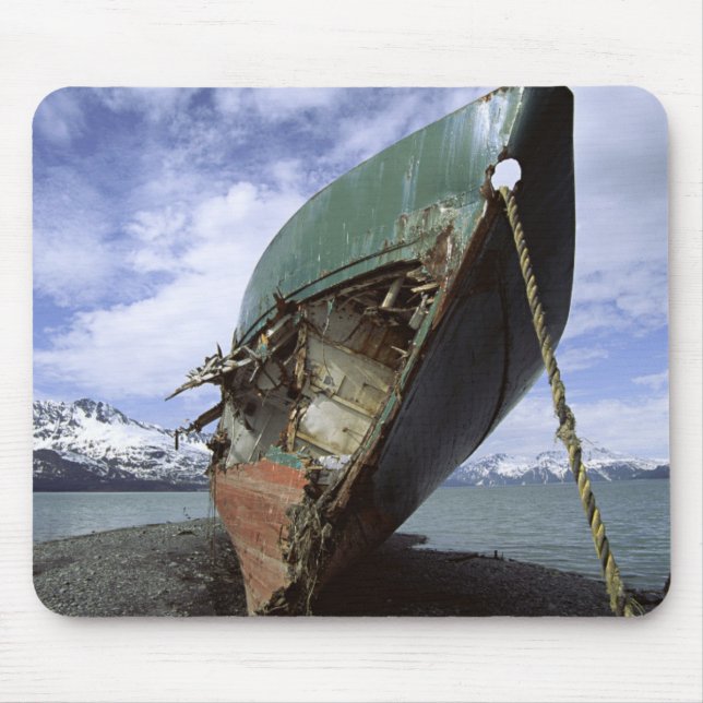 Shipwreck On Shore Mouse Pad (Front)
