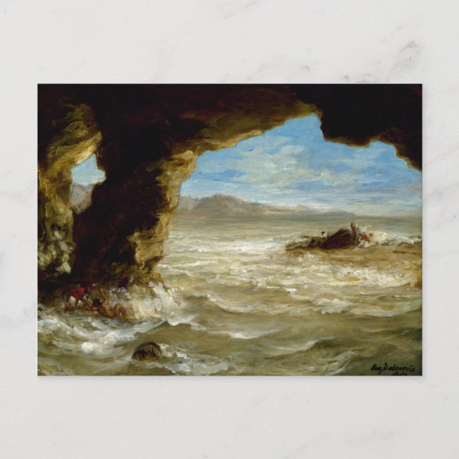 Shipwreck on the Coast Postcard (Front)