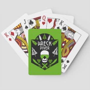 Shipwreck Sea Divers Playing Cards