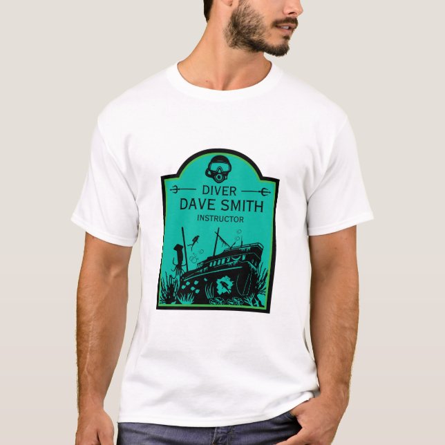 Shipwreck Sea Divers T-Shirt (Front)