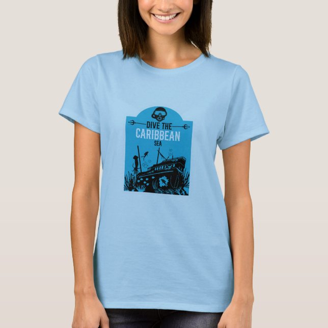 Shipwreck Sea Divers T-Shirt (Front)