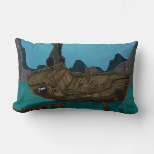 Shipwreck underwater lumbar cushion