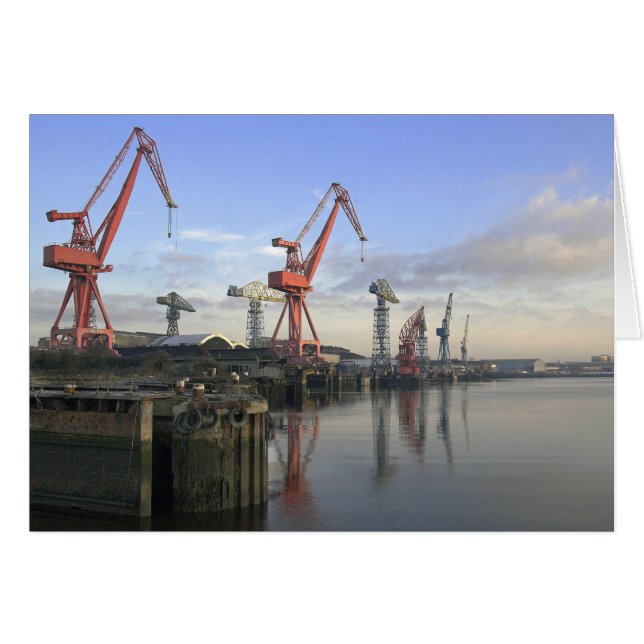 Shipyard Cranes Cards (Front Horizontal)