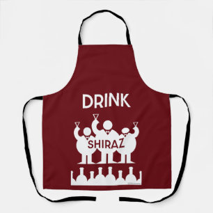 Shiraz Wine Drinkers Apron