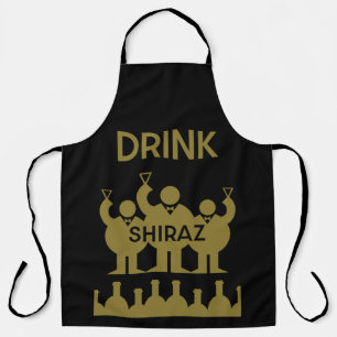 Shiraz Wine Drinkers Apron