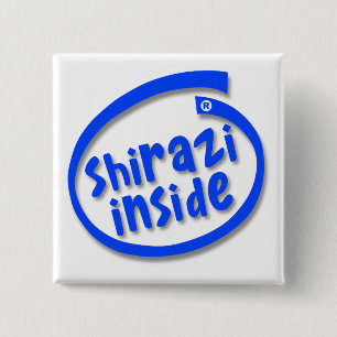 Shirazi Inside 15 Cm Square Badge