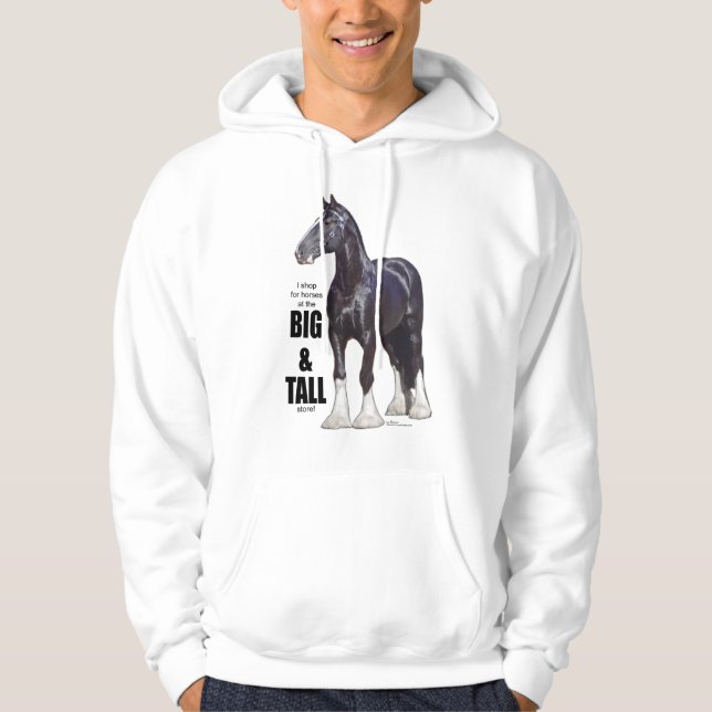 Shire Draught   Horse Hoodie (Front)