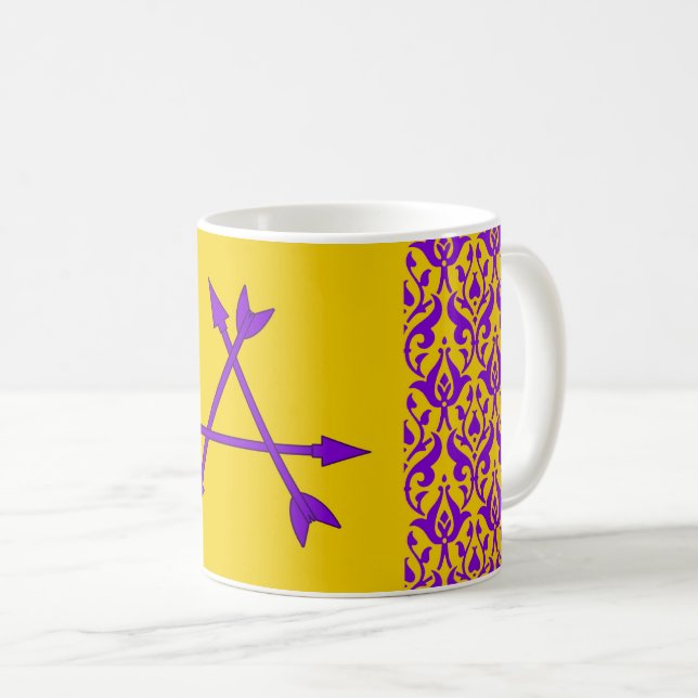 Shire of Arrow's Flight Populace Badge Coffee Mug (Front Right)