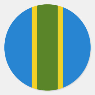 Shire of Caer Adamant Populace Badge Classic Round Sticker