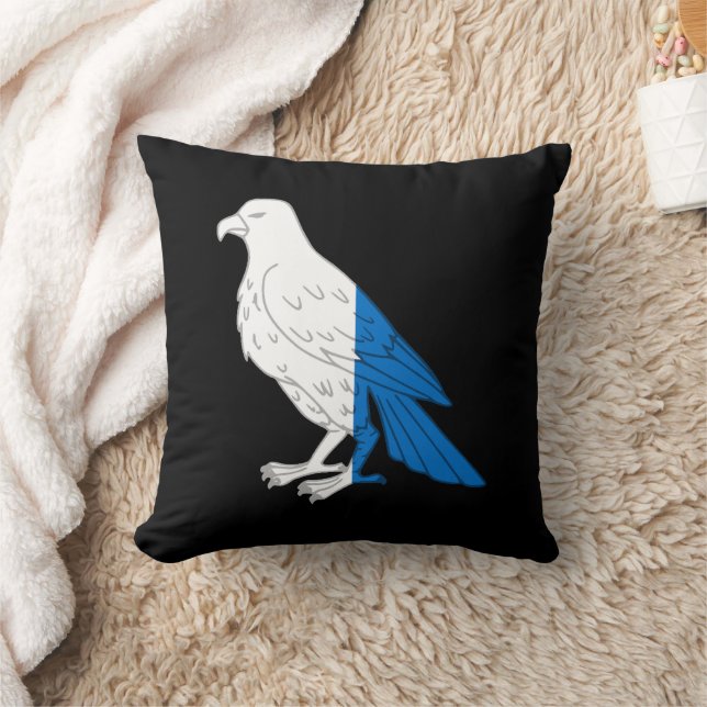 Shire of Falcon's Keep Populace Badge Throw Pillow (Blanket)