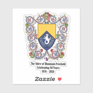 Shire of Mtn Freehold 50th Ann. Vinyl Sticker
