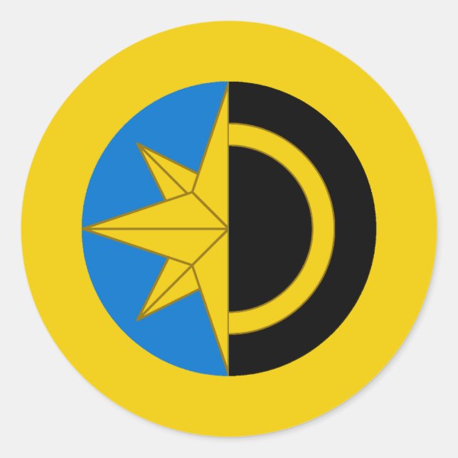 Shire of the Shadowlands Populace Badge Classic Round Sticker (Front)