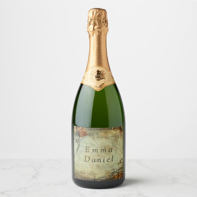 Shire Starlight Sparkle Wedding Sparkling Wine Label (Front)
