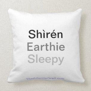 Shiren Earthie Sleepy Cushion