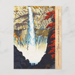 Shiro Kasamatsu Kegon Waterfall At Nikko hanga Postcard