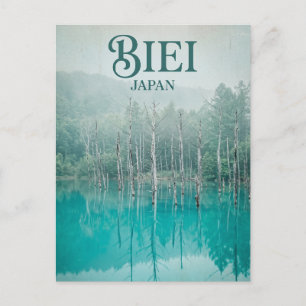 Shirogane Blue Pond Japan Postcard