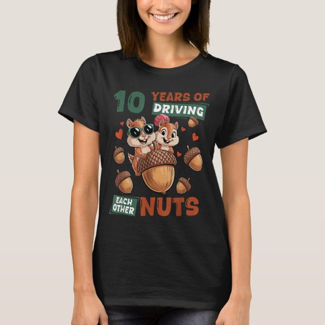 Shirt 10th Wedding Anniversary 10 Couple (Front)