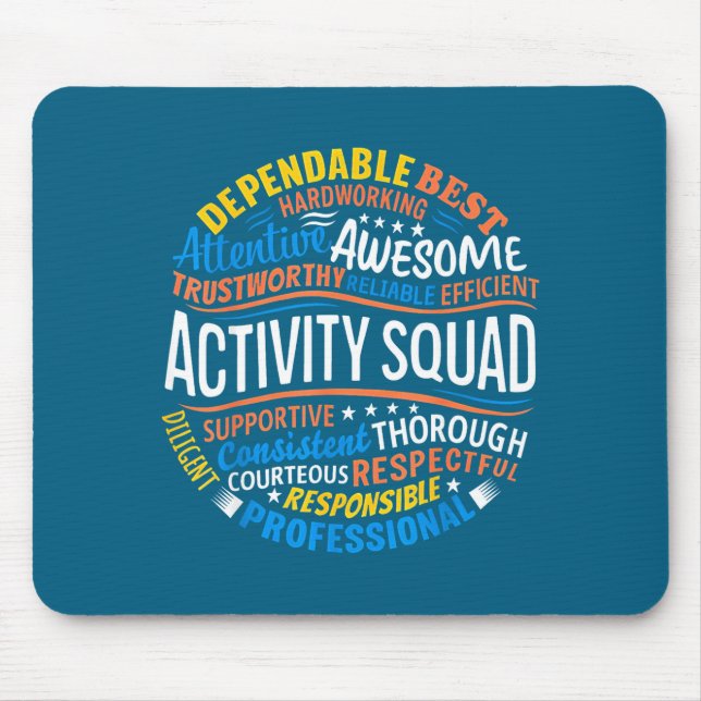 Shirt Activity Squad Professionals Week Director Mouse Pad (Front)