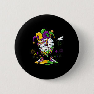 Shirt Baseball Mardi Gras Carnival Party 6 Cm Round Badge