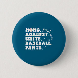 Shirt Baseball Moms Baseball Game Day 6 Cm Round Badge