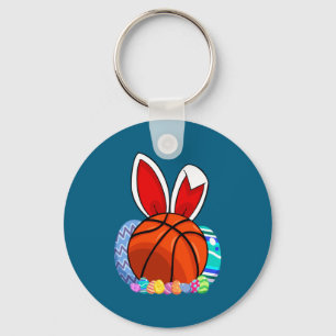 Shirt Basketball Easter Egg Bunny Key Ring