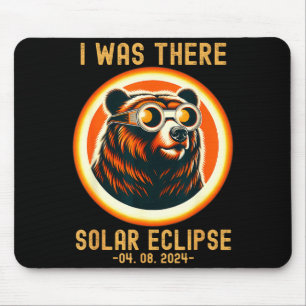 Shirt Bear There Total Solar Eclipse Mouse Pad