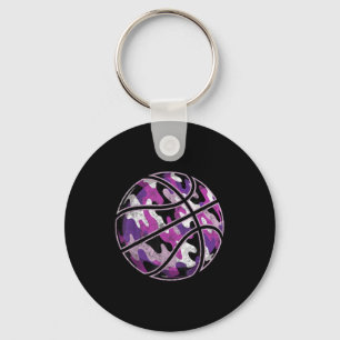 Shirt Camouflage Basketball Ball Basketball Player Key Ring