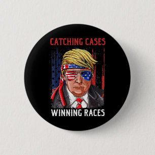 Shirt Catching Cases Winning Races Convicted Felon 6 Cm Round Badge