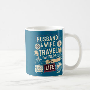 Shirt Couple Matching Husband Wife Travel Coffee Mug
