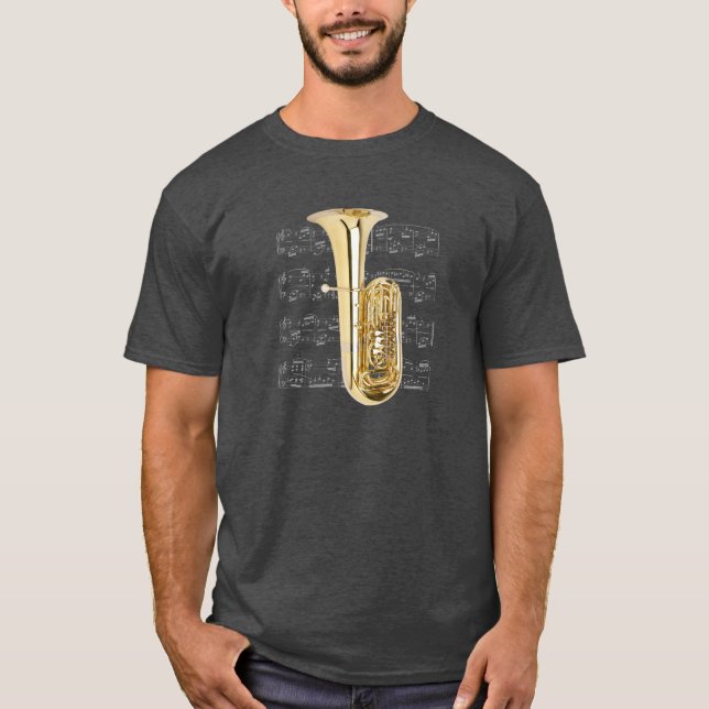Shirt (dark) - Tuba - Pick your colour (Front)