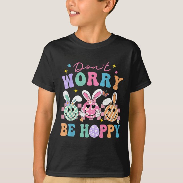 Shirt Don Worry Hoppy Retro Smile (Front)