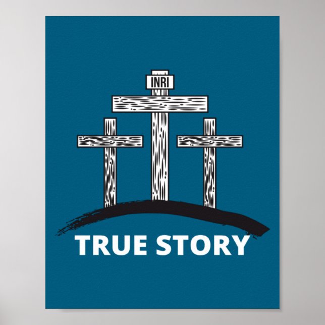 Shirt Easter Christian Resurrection Day True Poster (Front)