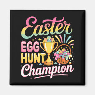 Shirt Easter Egg Hunt Champion Easter Magnet