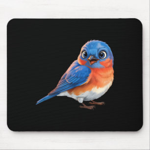 Shirt Eastern Bluebird Bird Lovers Mouse Pad