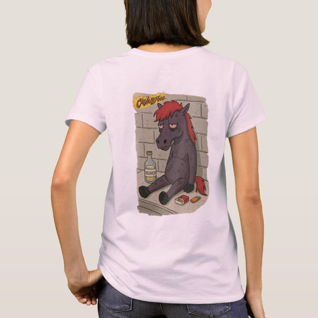 Shirt Fem. Fire Horse - Back (Back)