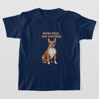 Shirt for Kids – Boston Terrier Love Design