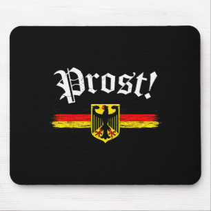 Shirt For Men Women German Flag Prost Vintage Mouse Pad